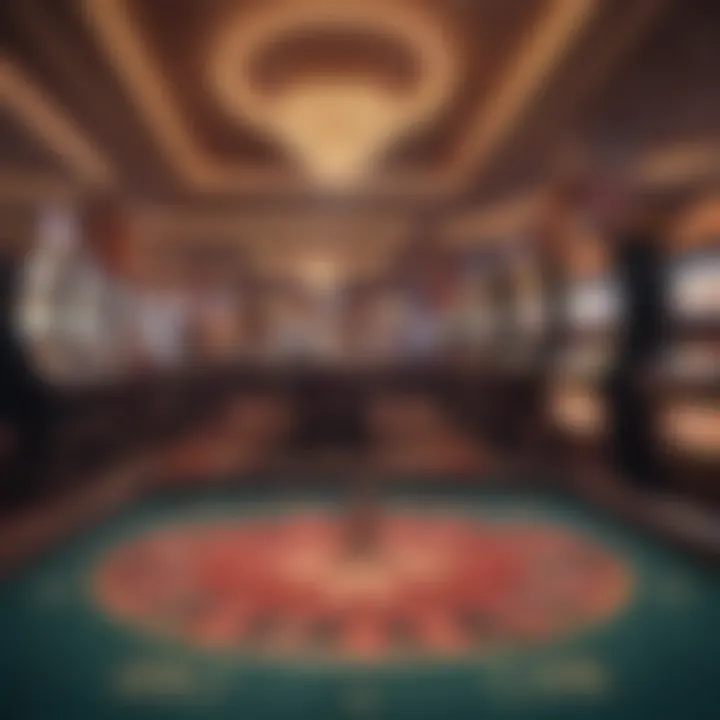 Interior of a bustling casino floor in Tunica