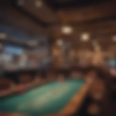 Dining area inside Clearwater River Casino featuring diverse culinary options