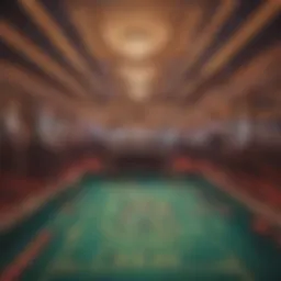 A vibrant Las Vegas casino floor showcasing free play machines