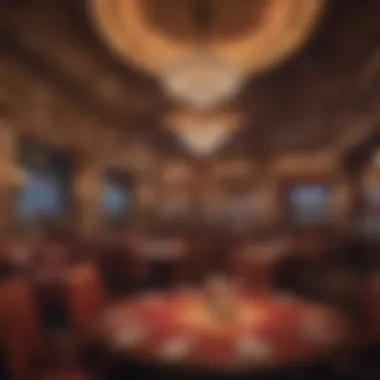 Sumptuous Dining at New World Casino Sumptuous dining setting in one of the New World Casino's restaurants