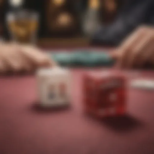 A digital representation of Pala Poker gameplay