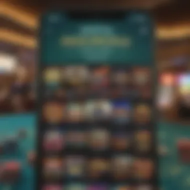 User interface showcasing the Foxwoods Casino app