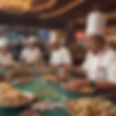 Culinary Delights at Rio Las Vegas Diverse dining options showcasing gourmet cuisine at Rio Las Vegas