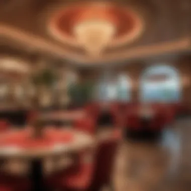 Elegant dining area within Tropicana Casino, featuring luxurious decor